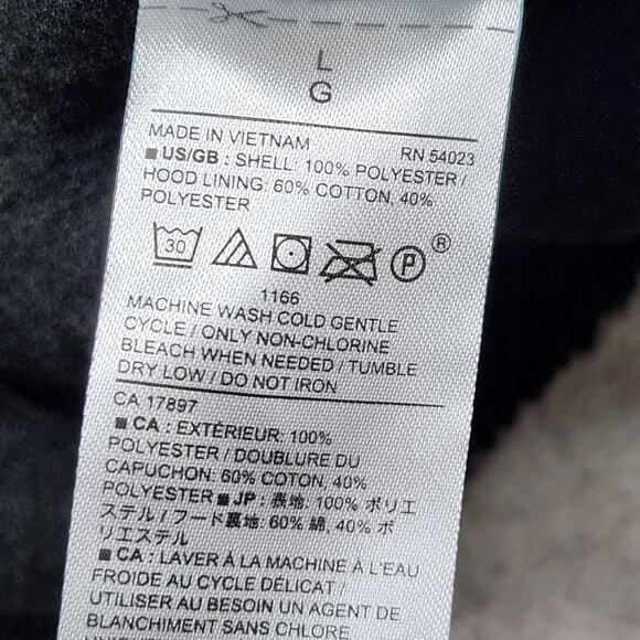 Banana Republic Hoodie Mens Large Ultrawarm Sherpa Fleece Pullover Performance - Picture 14 of 16